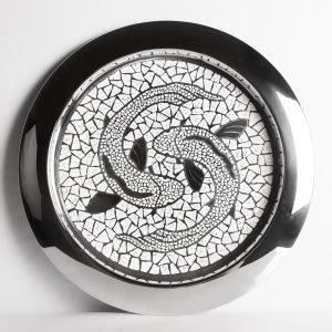 OSTRICH EGG SHELL FISH TRAY