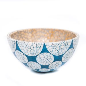 DECORATIVE OSTRICH BOWL