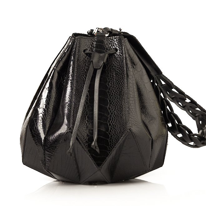 Ostrich Lether Handbag